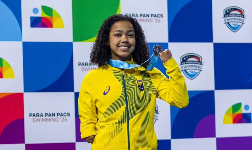 Parapan-Pacífico: nadadora Alessandra quebra recorde mundial Torneio segue até esse domingo nos EUA com 16 brasileiros