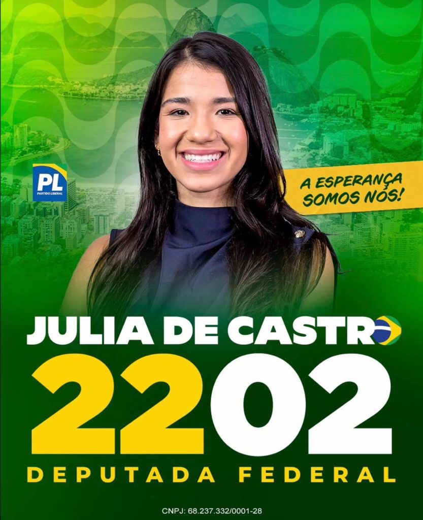 DEPUTADA FEDERAL JULIA DE CASTRO 2202 A VÓZ DO POVO EM BRASÍLIA
